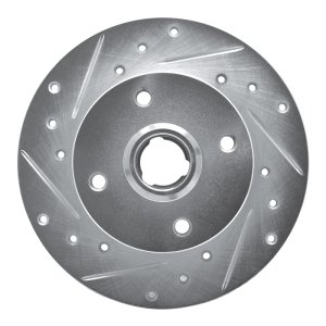 Volkswagen Corrado Brake Rotor (1) - Rear Left - R1 Concepts - Drilled & Slotted - Silver - `85-`02 Volkswagen Corrado Brake Rotor (1) - Rear Left - R1 Concepts - Drilled & Slotted - Silver - `85-`02